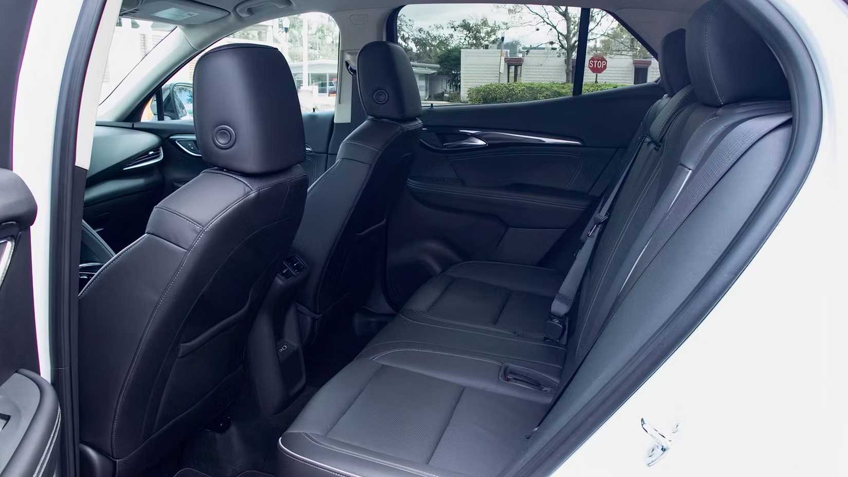 2022 Buick Envision interior showing rear seats
