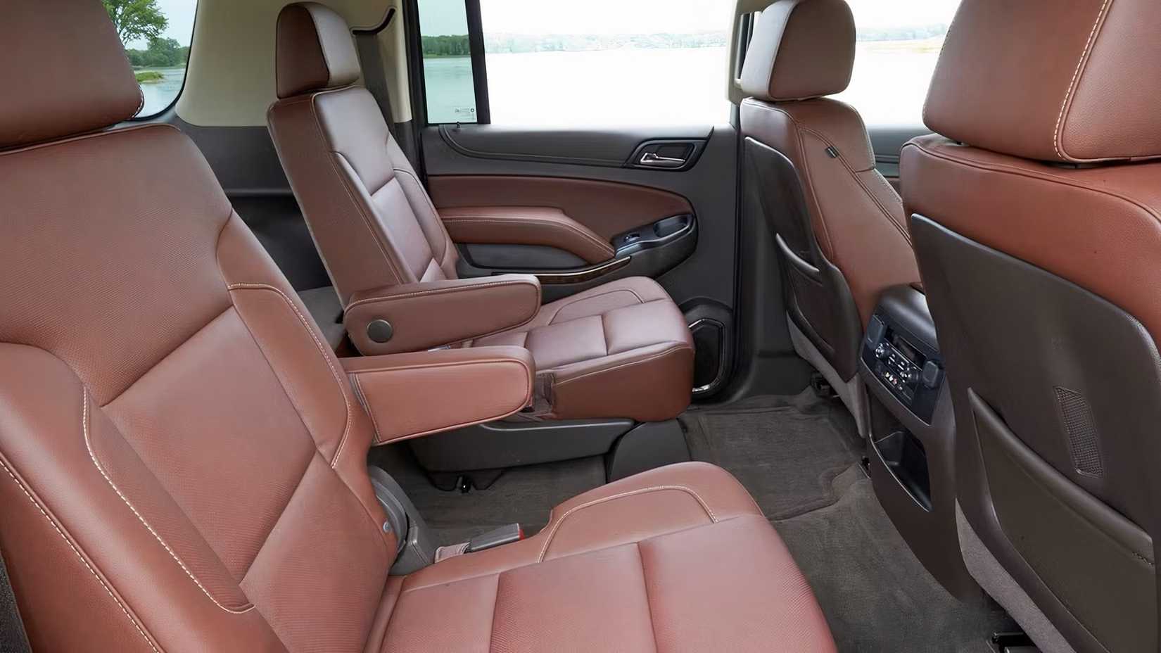 2019 Chevrolet Suburban interior showing rear seats