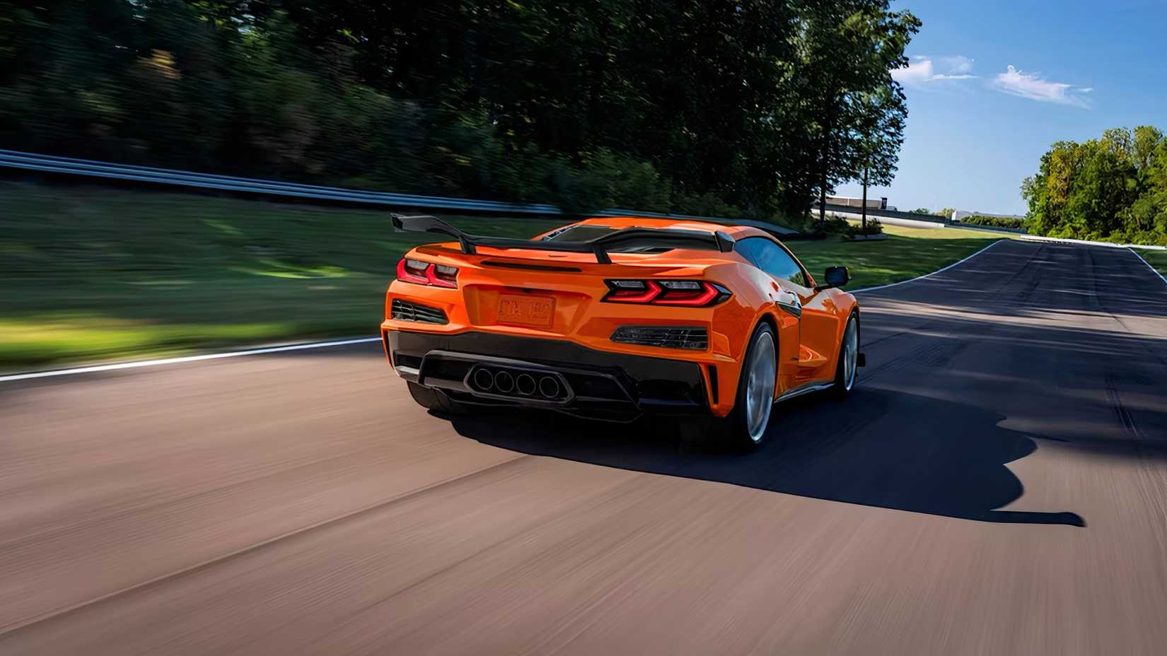 2023 Chevrolet Corvette Z06 in orange
