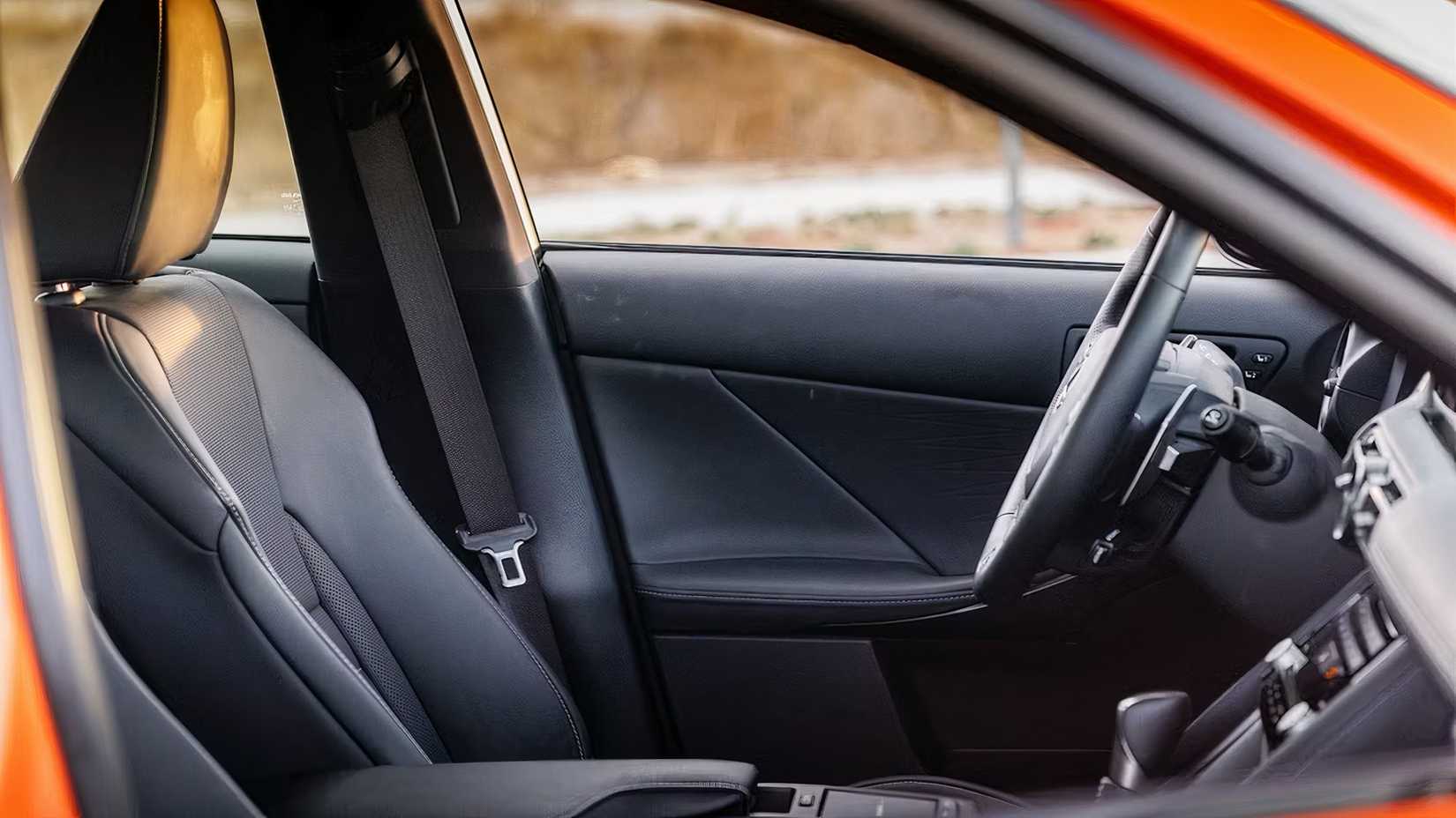 2025 Lexus IS 500 interior showing front cabin