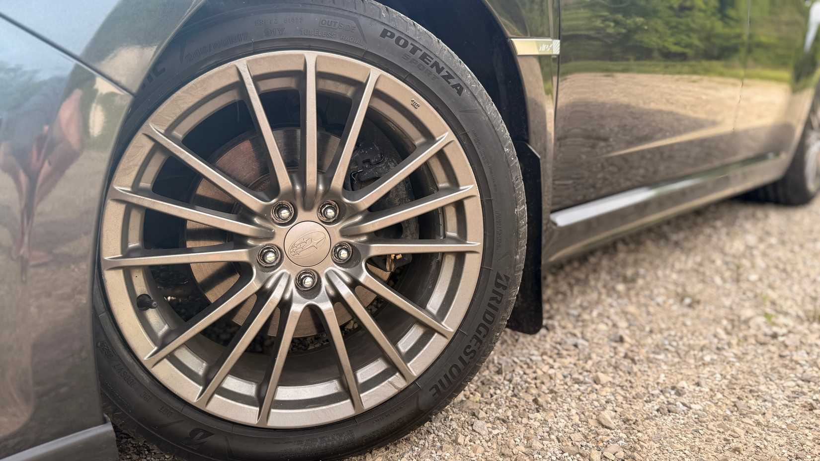 Bridgestone Potenza Sport Tires on Subaru WRX