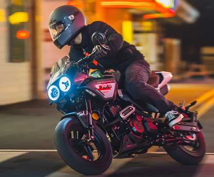 CFMoto Papio SS curvando papel de parede hd