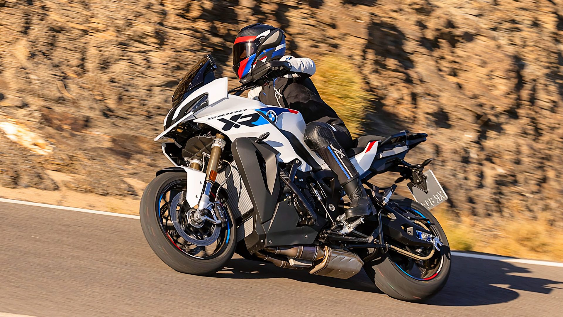 Rider on a 2025 BMW S 1000XR