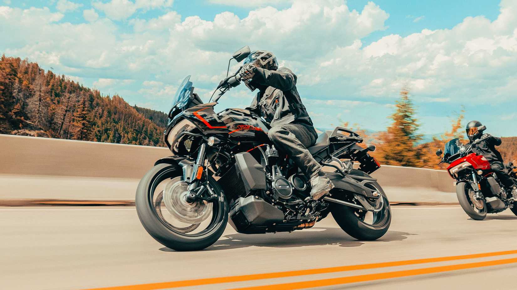 Rider on a 2025 Harley-Davidson Pan America 1250 ST