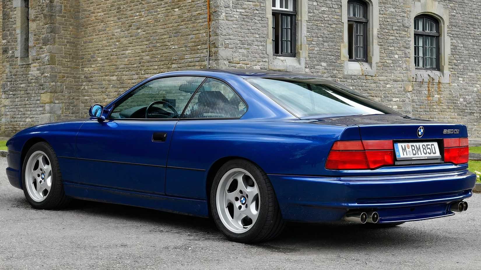 BMW 850CSI (1993), rear 3/4