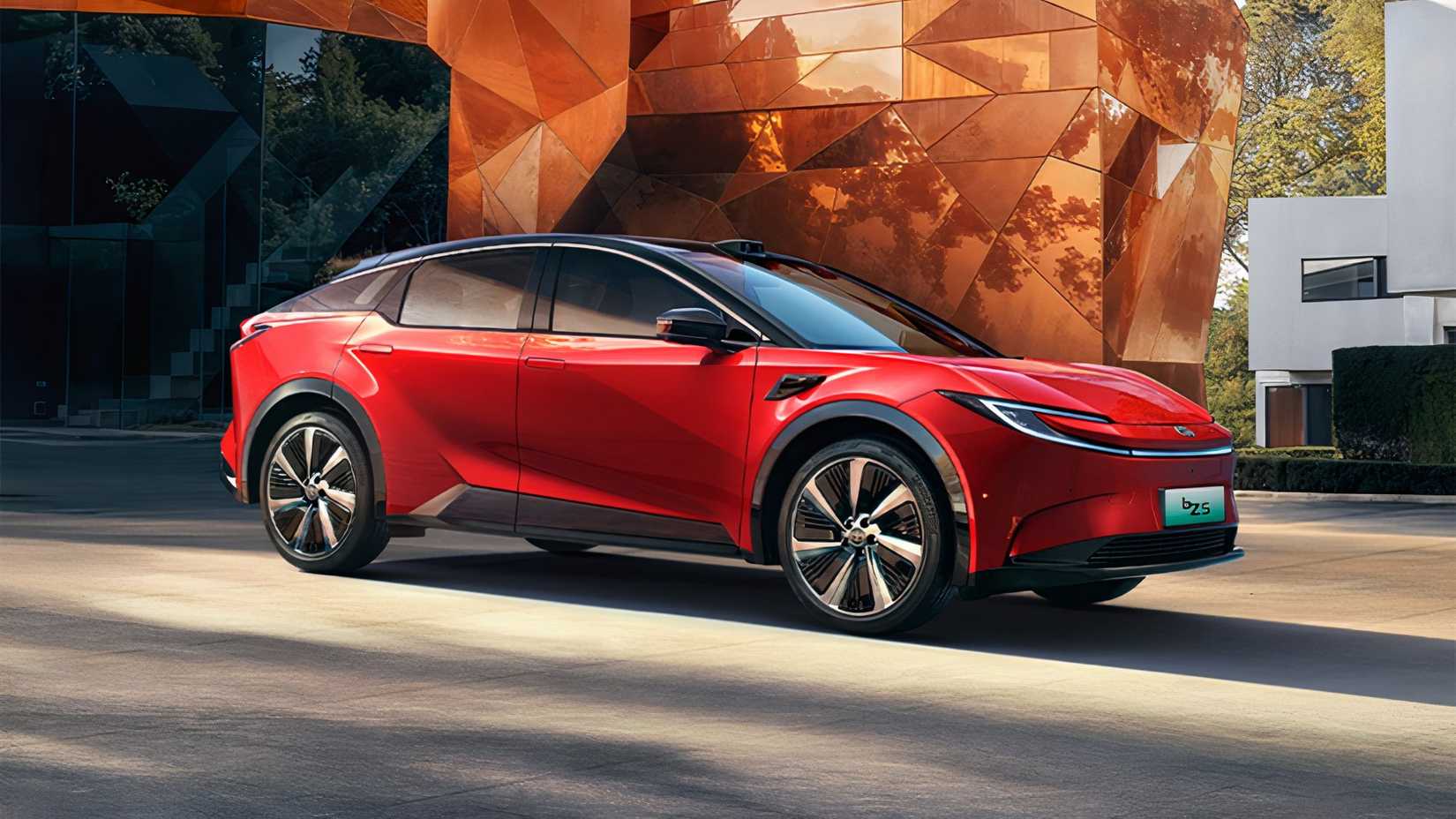 Toyota bZ5 Front Three-Quarter