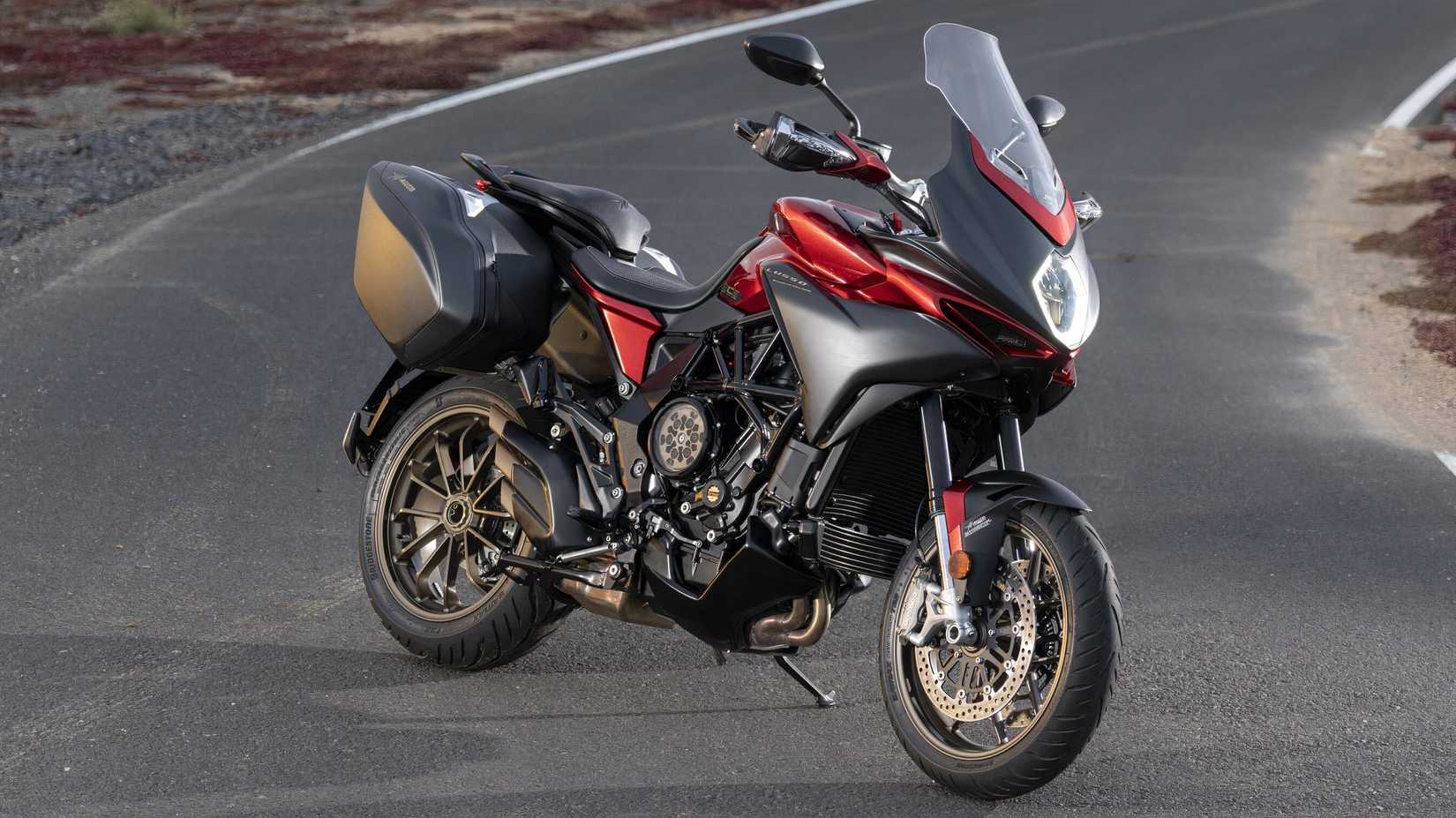 MV Agusta Turismo Veloce Lusso SCS gorgeous touring bike hd wallpaper