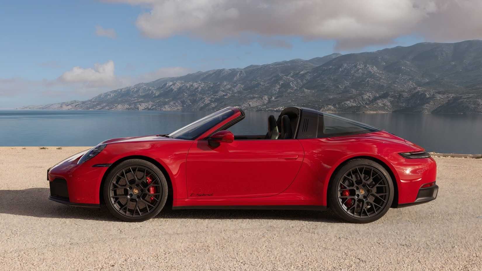 Porsche 911 Targa 4 GTS (2025), perfil lateral
