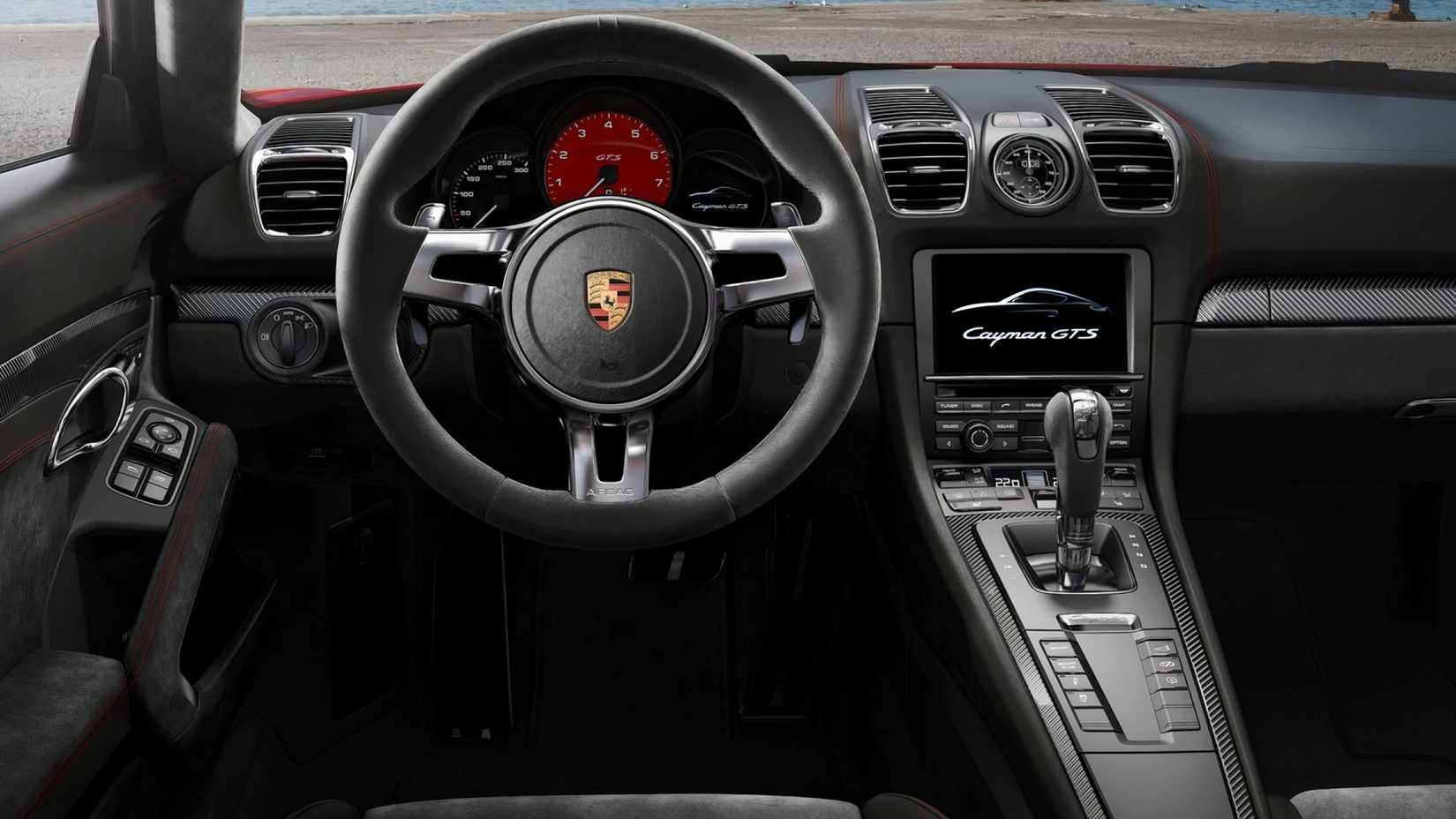 Porsche Cayman GTS (2015), interior