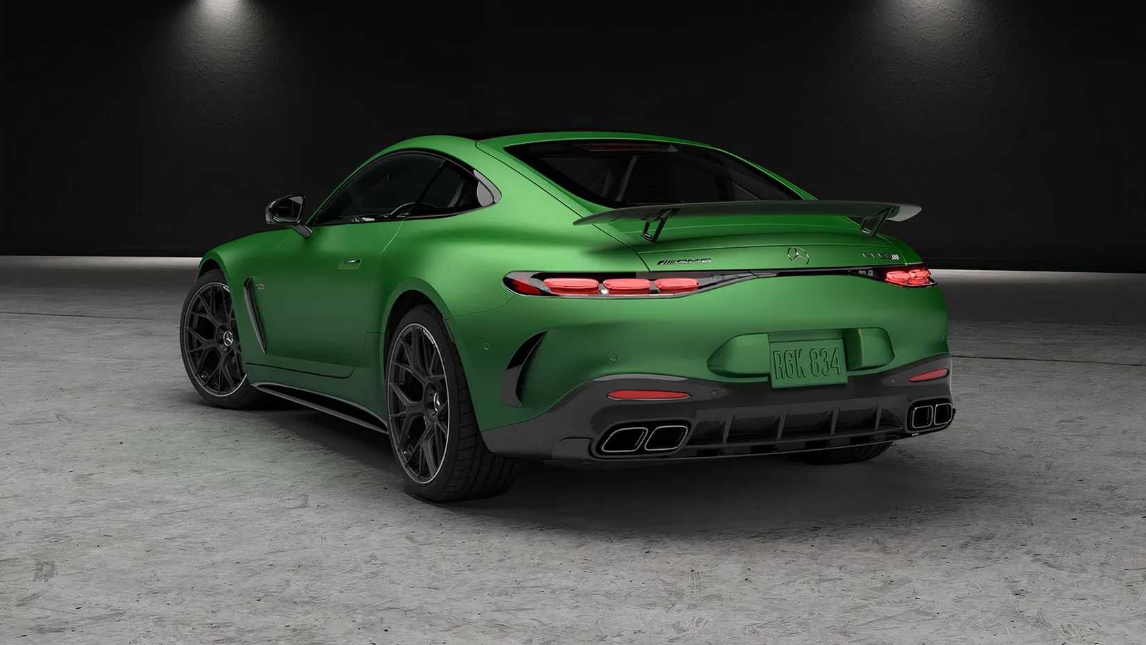 2025 Mercedes-AMG GT Coupe, rear 3/4