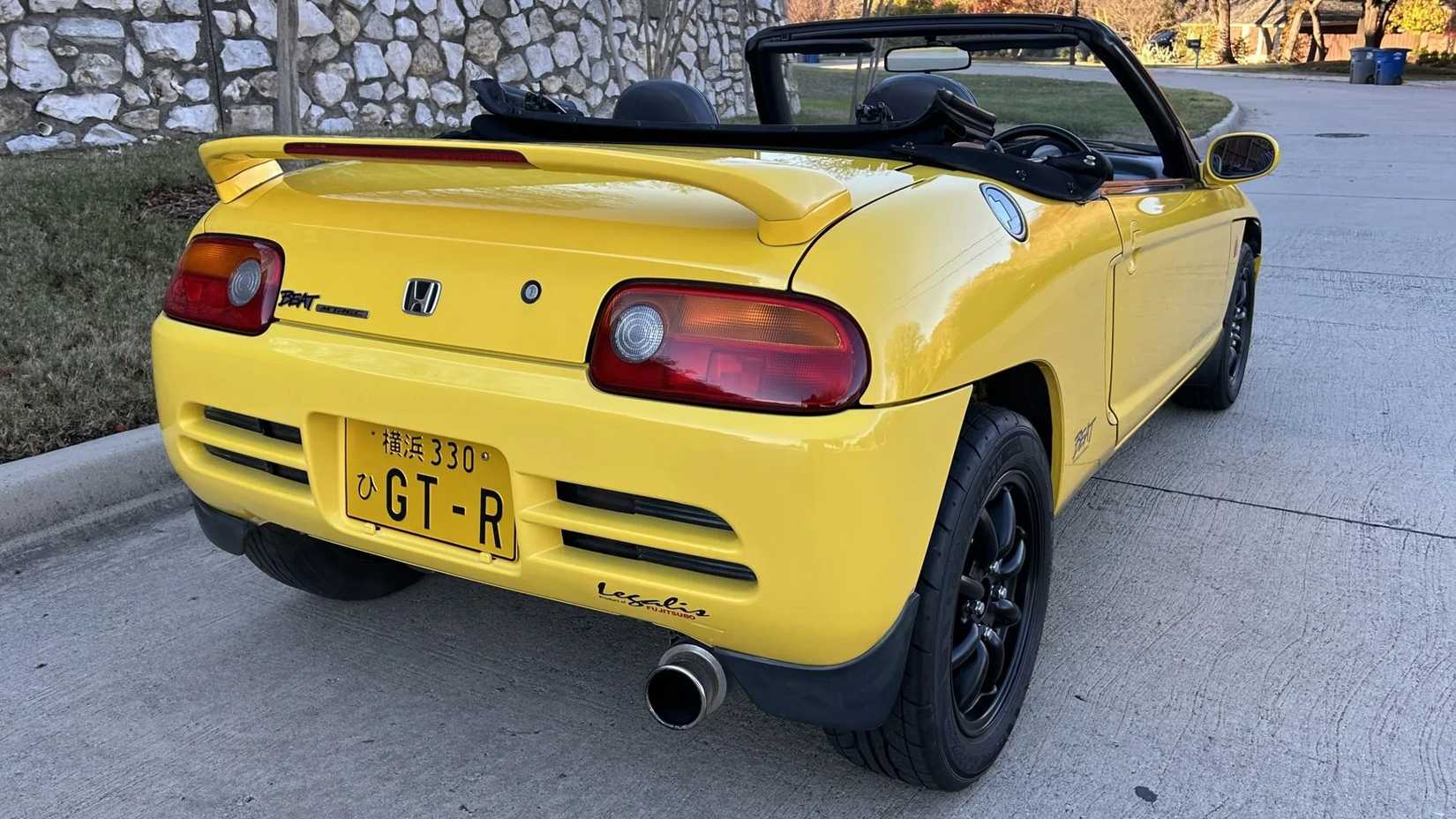 Yellow 1991 Honda Beat (4)