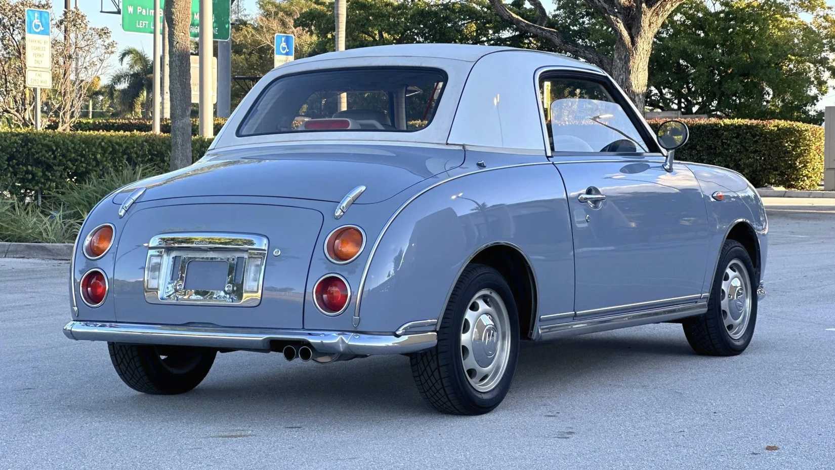 Blue 1991 Nissan Figaro (6)