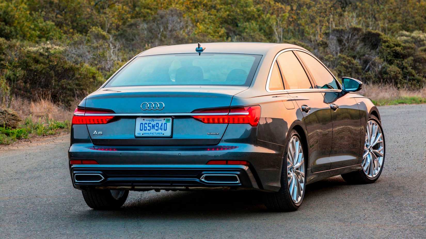 2020 Audi A6 rear