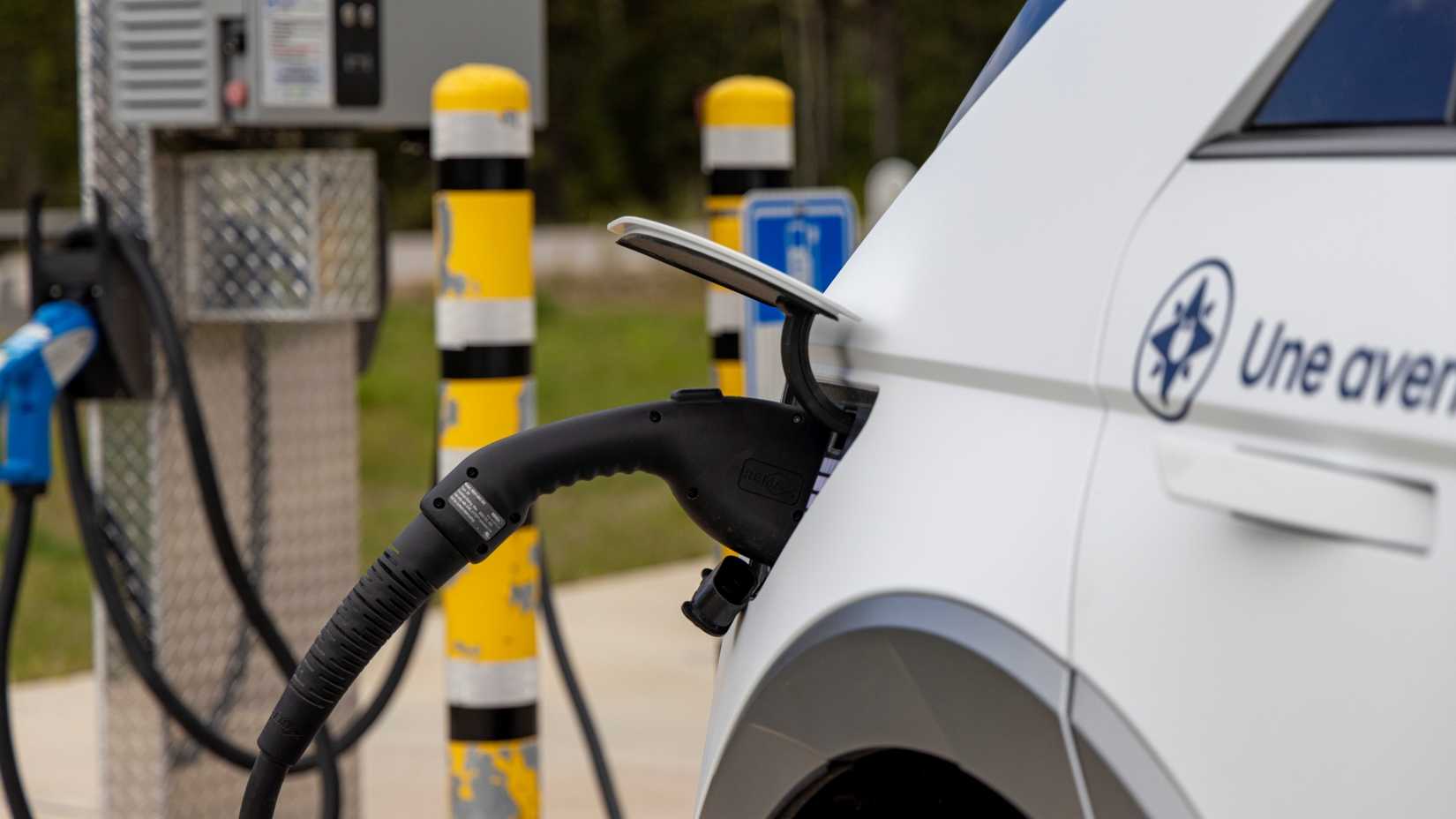 2025 Hyundai Ioniq 5 Canadian Arctic Ocean Road Trip -- Charging 02