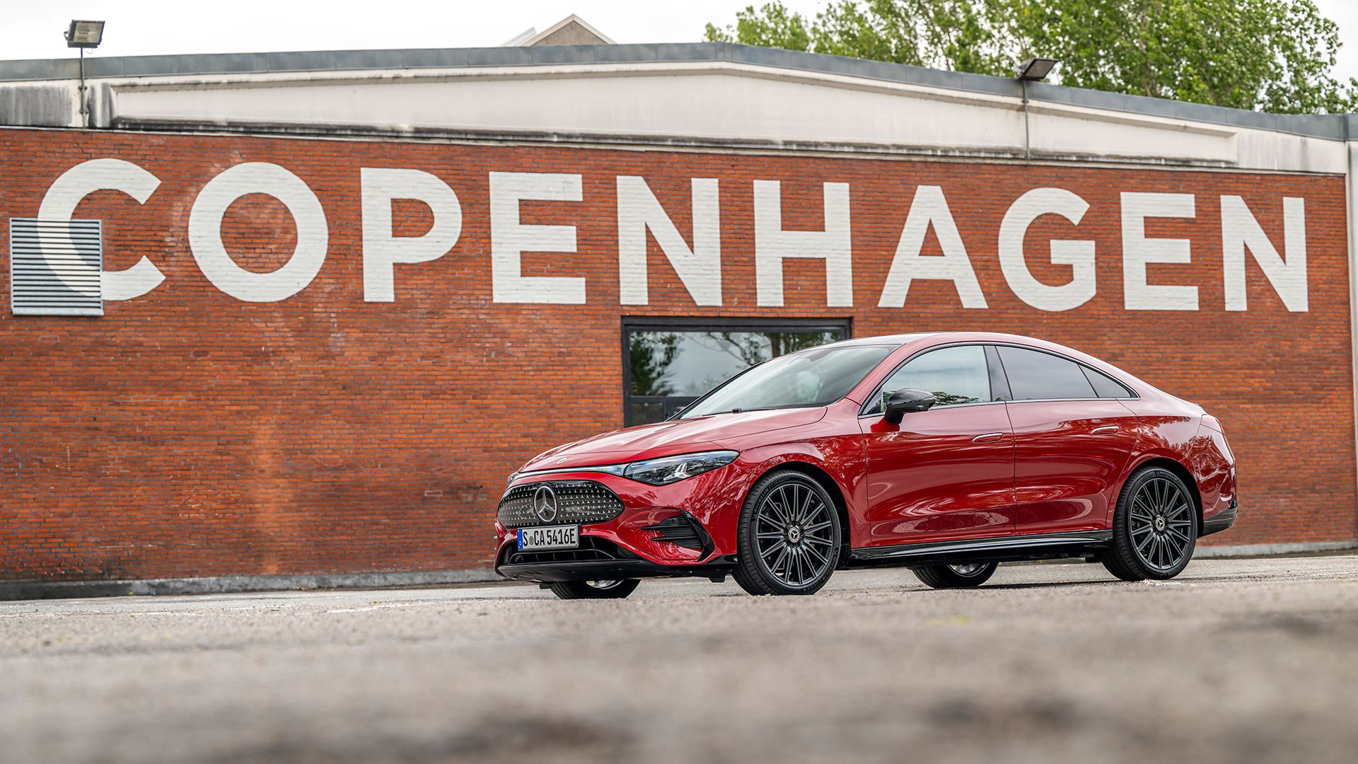 2026 Mercedes-Benz CLA front 3/4 shot parked