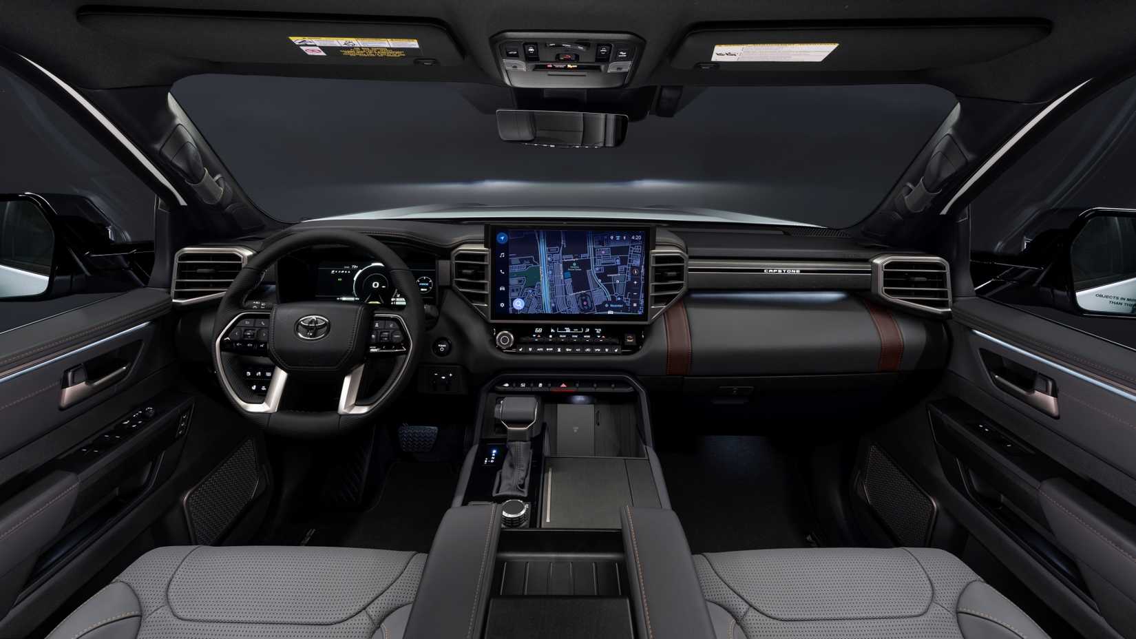 Interior do Toyota Sequóia 2026