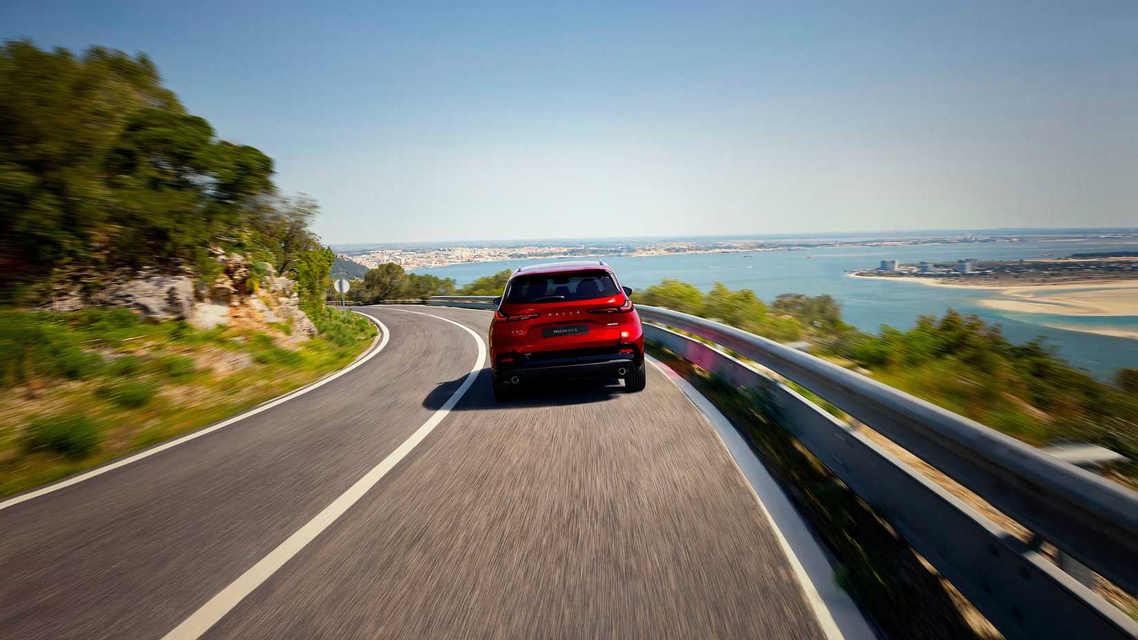 2026 Mazda CX-5 rear action shot