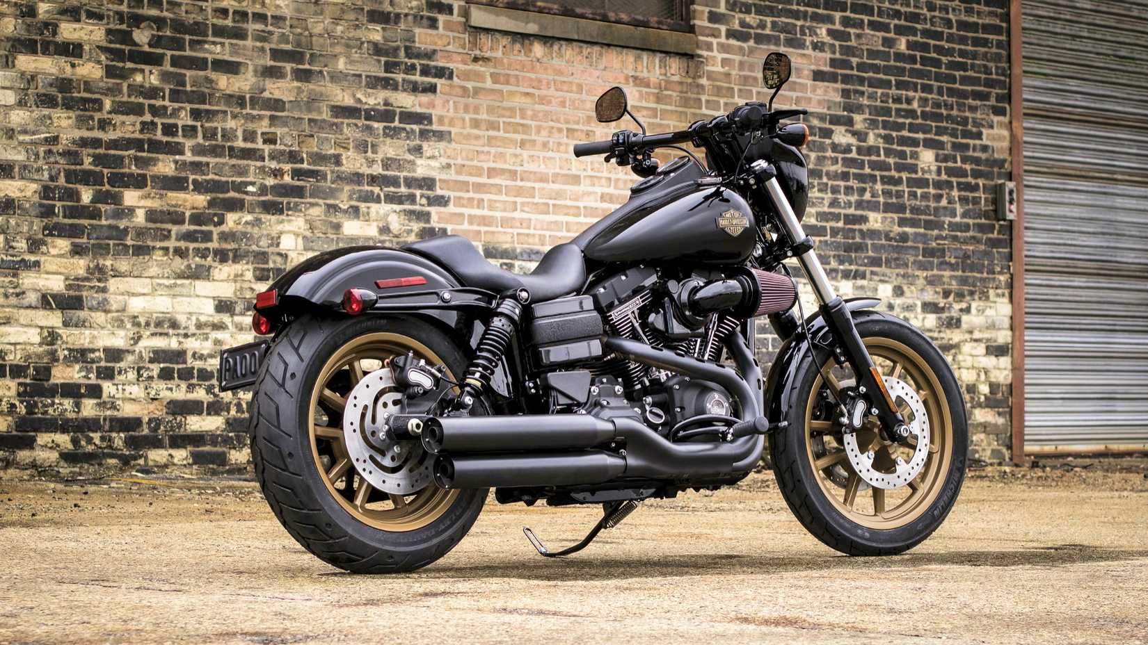 Customized 2017 Harley-Davidson Low Rider S static rear quarter shot