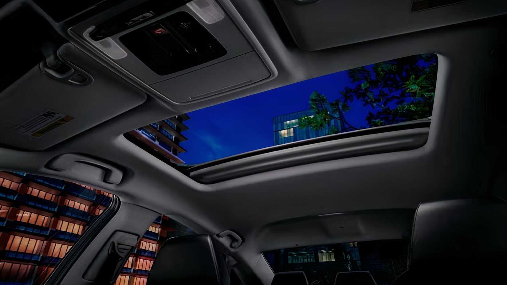 2024 Honda Accord interior showing sunroof