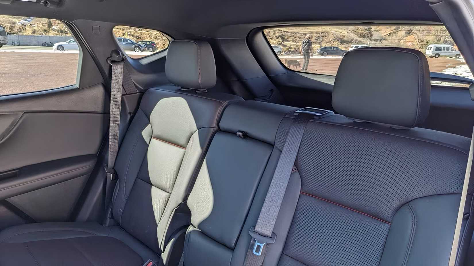 2025 Chevrolet Blazer interior showing rear seats