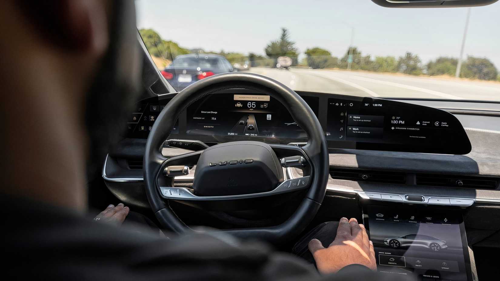 Lucid Air Hands-Free Driving