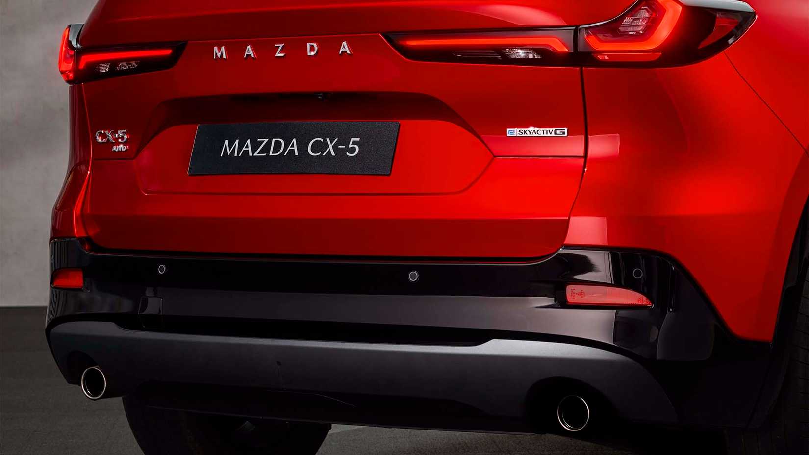 Rear end of the 2026 Mazda CX-5