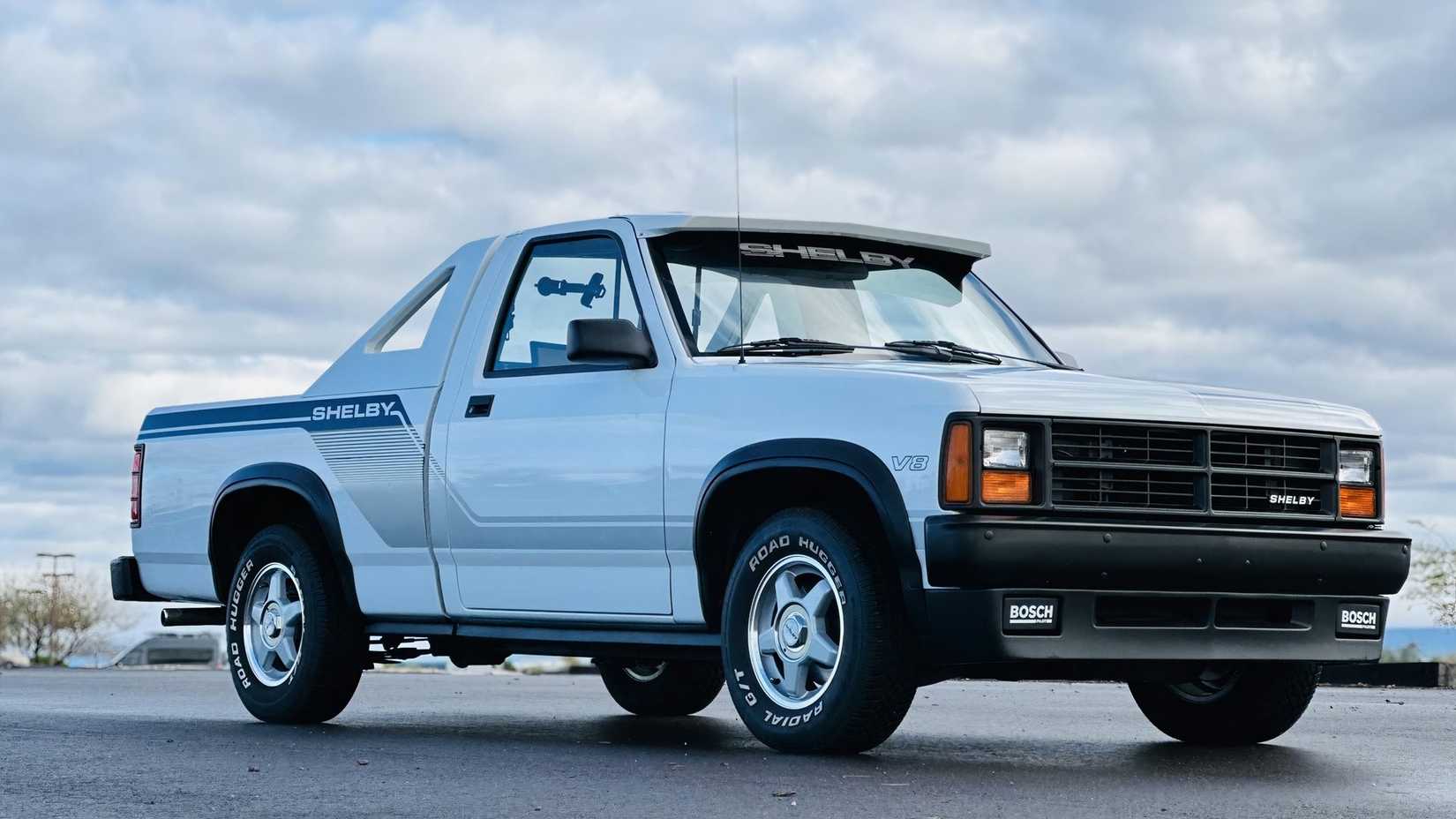 3/4 side view of 1989 Dodge Shelby Dakota