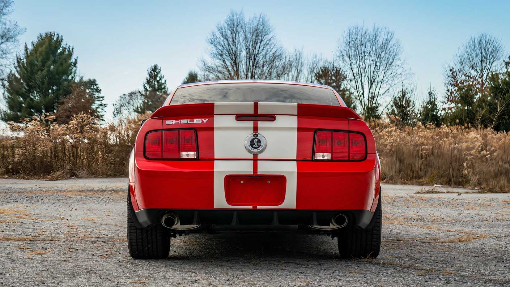Rear view of 2007 Ford Mustang Shelby GT500