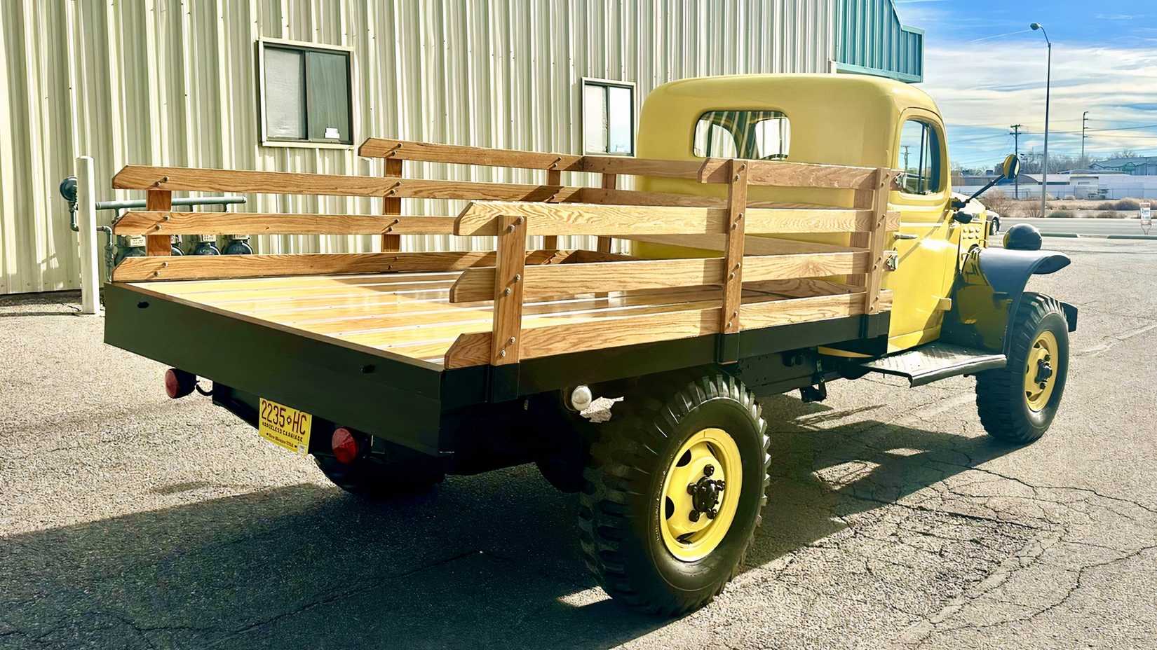 Rear view of 1951 Dodge Power Wagon parked