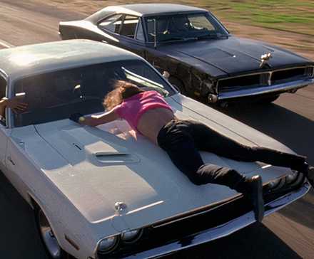 Cena de perseguição à prova de morte