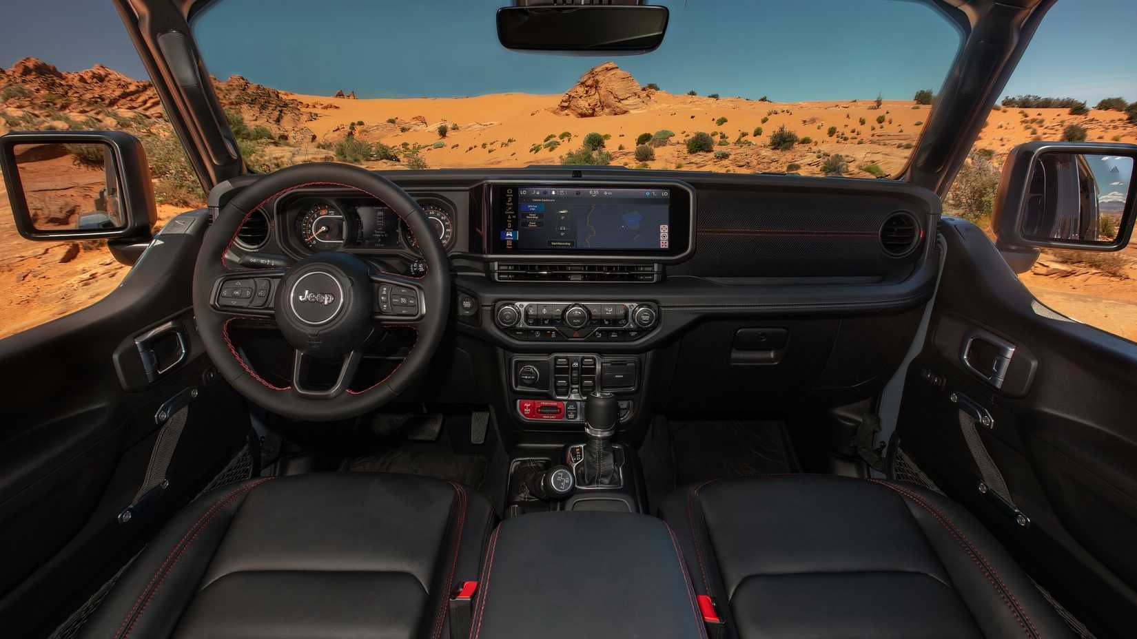 Interior do Jeep Wrangler 2025