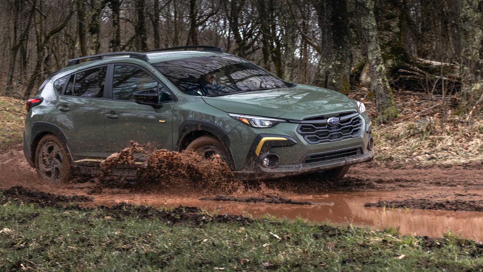  2024 Subaru Crosstrek Sport front 3/4 action