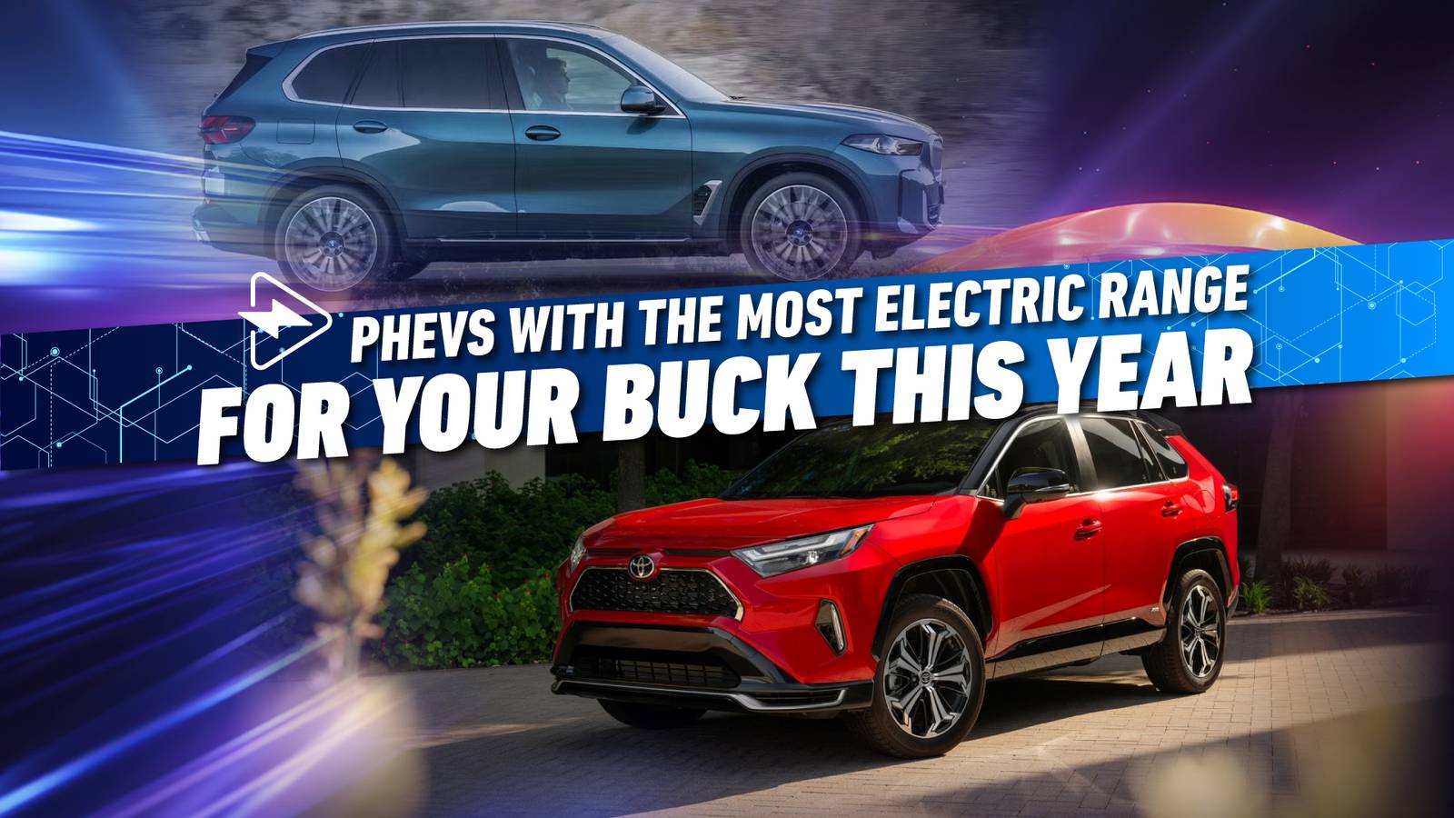 Image highlighting plug-in hybrid electric vehicles with strong electric range value for 2025