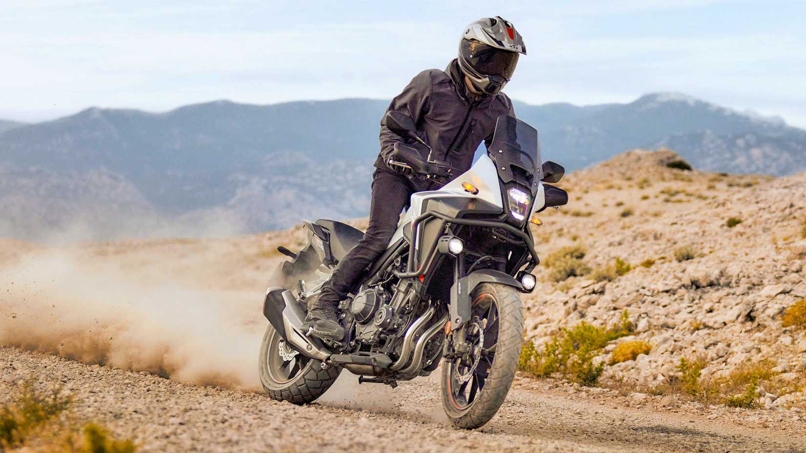 Rider on a 2025 Honda NX500