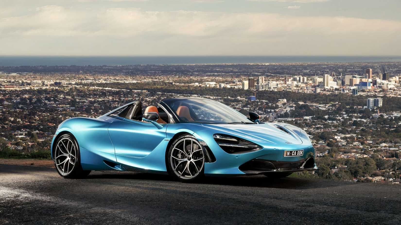 McLaren 720S Spider (2019), frente 3/4