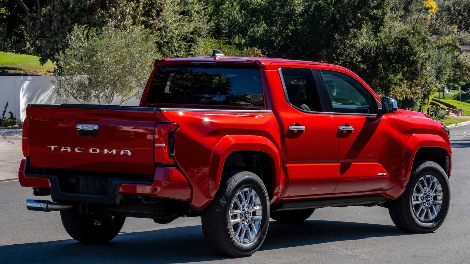 Toyota Tacoma (2024), traseira 3/4 estacionada