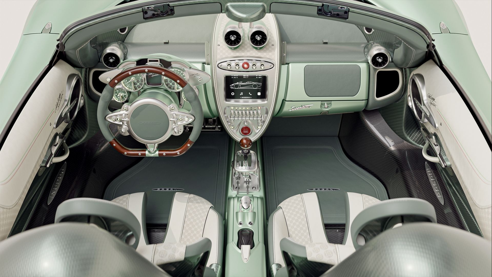 2025 Pagani Codalunga Speedster Interieur