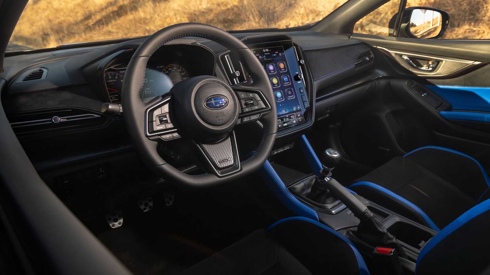 2025 Subaru WRX tS interior showing front cabin