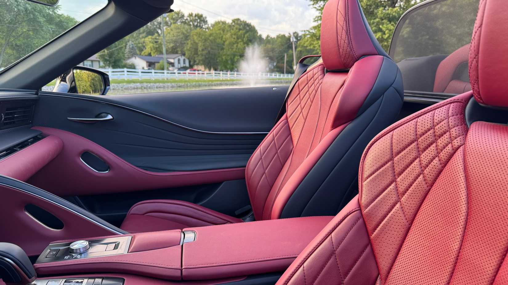 2025 Lexus LC500 Convertible interior