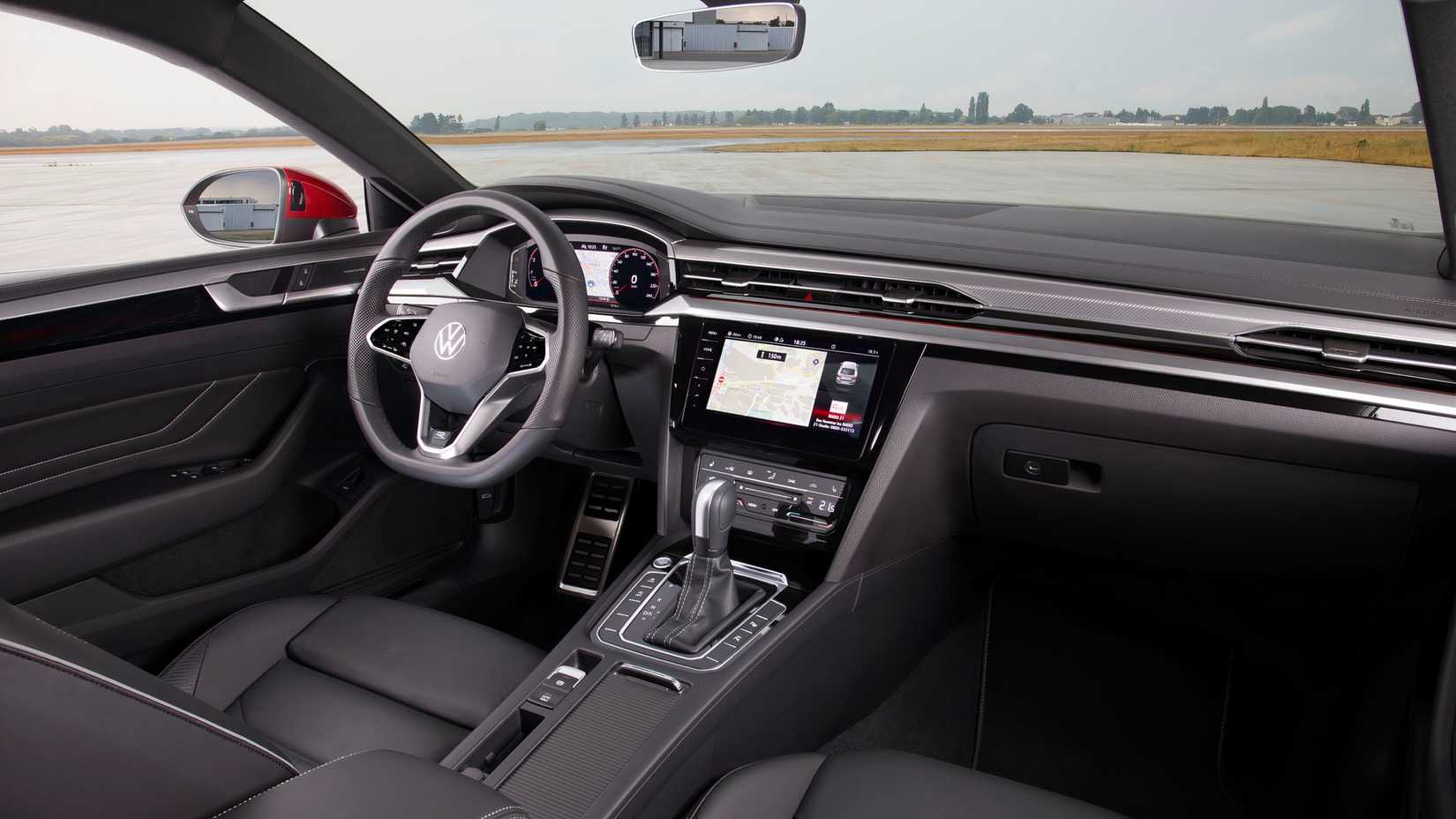 Volkswagen Arteon interior showing front cabin