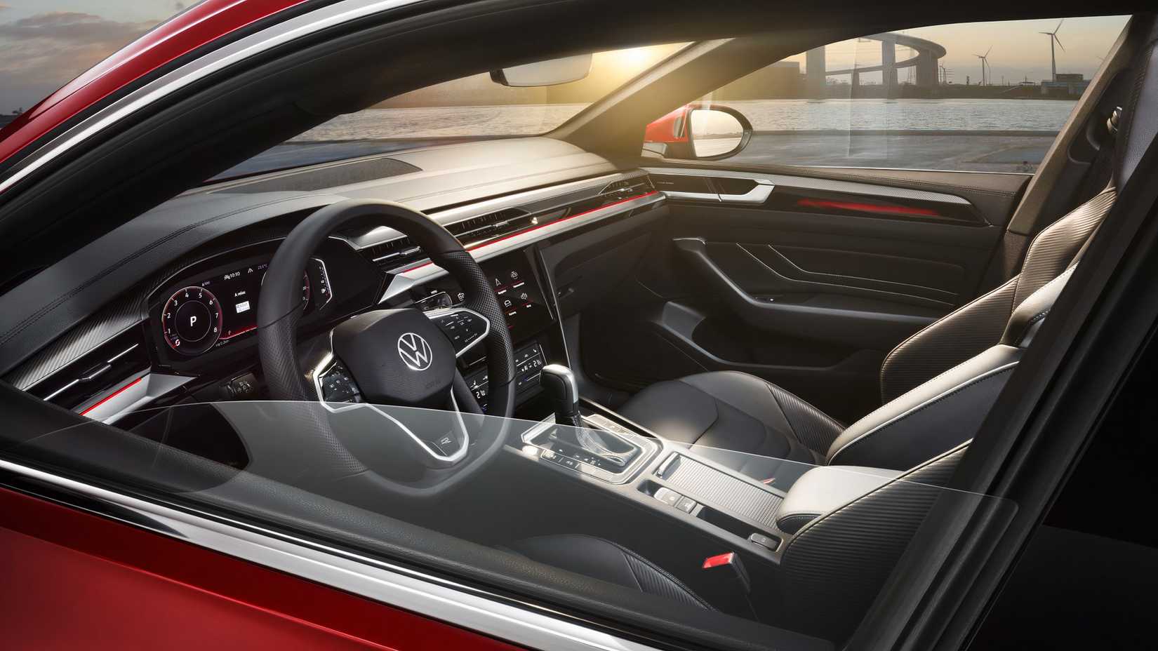 Volkswagen Arteon interior showing front cabin