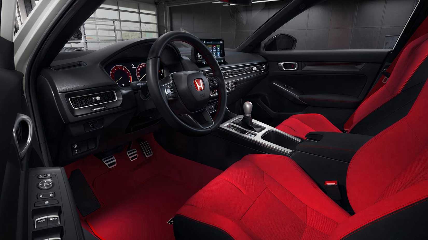 2025 Honda Civic Type R interior showing front cabin