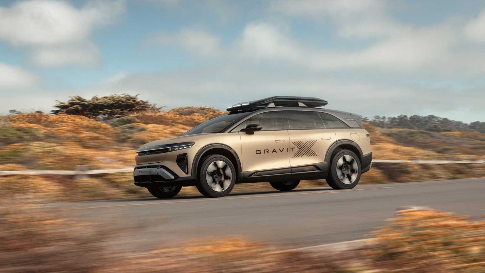 Conceito Lucid Gravity X - Condução de perfil