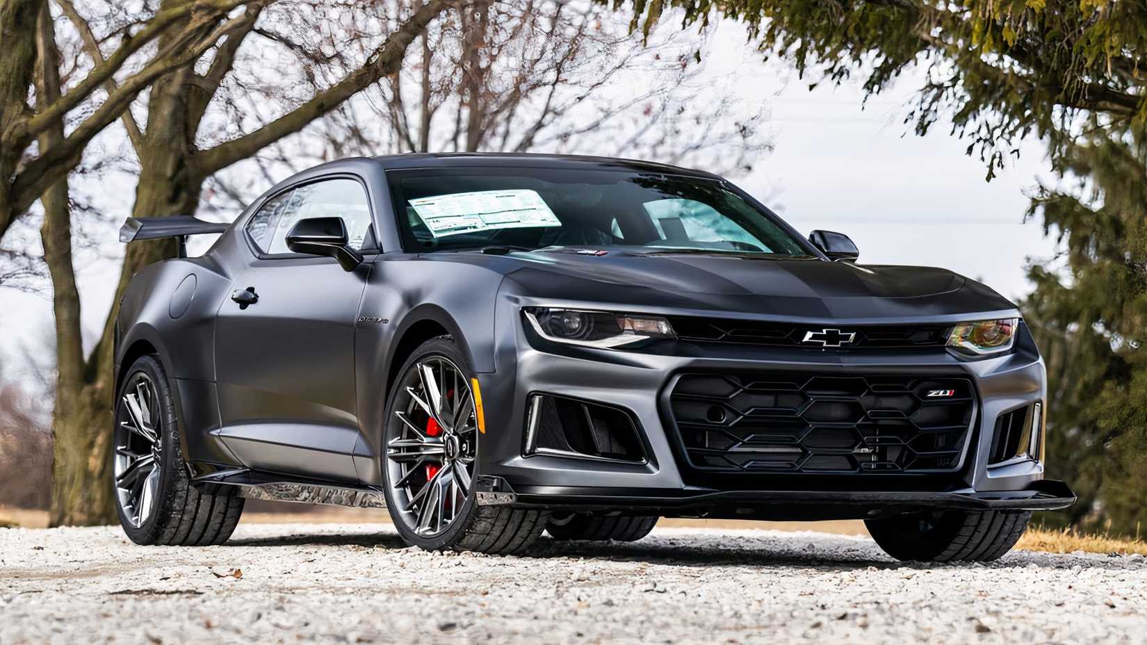 3/4 front view of 2024 Chevrolet Camaro ZL1 Collector Edition