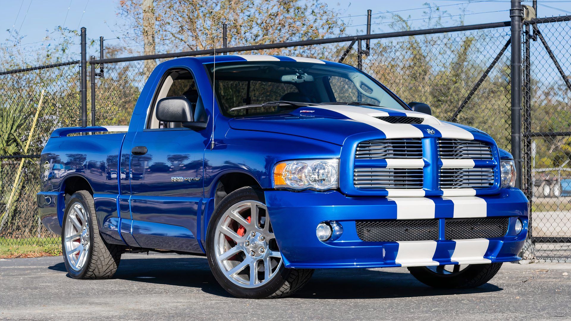 3/4 front view of 2004 Dodge Ram SRT-10