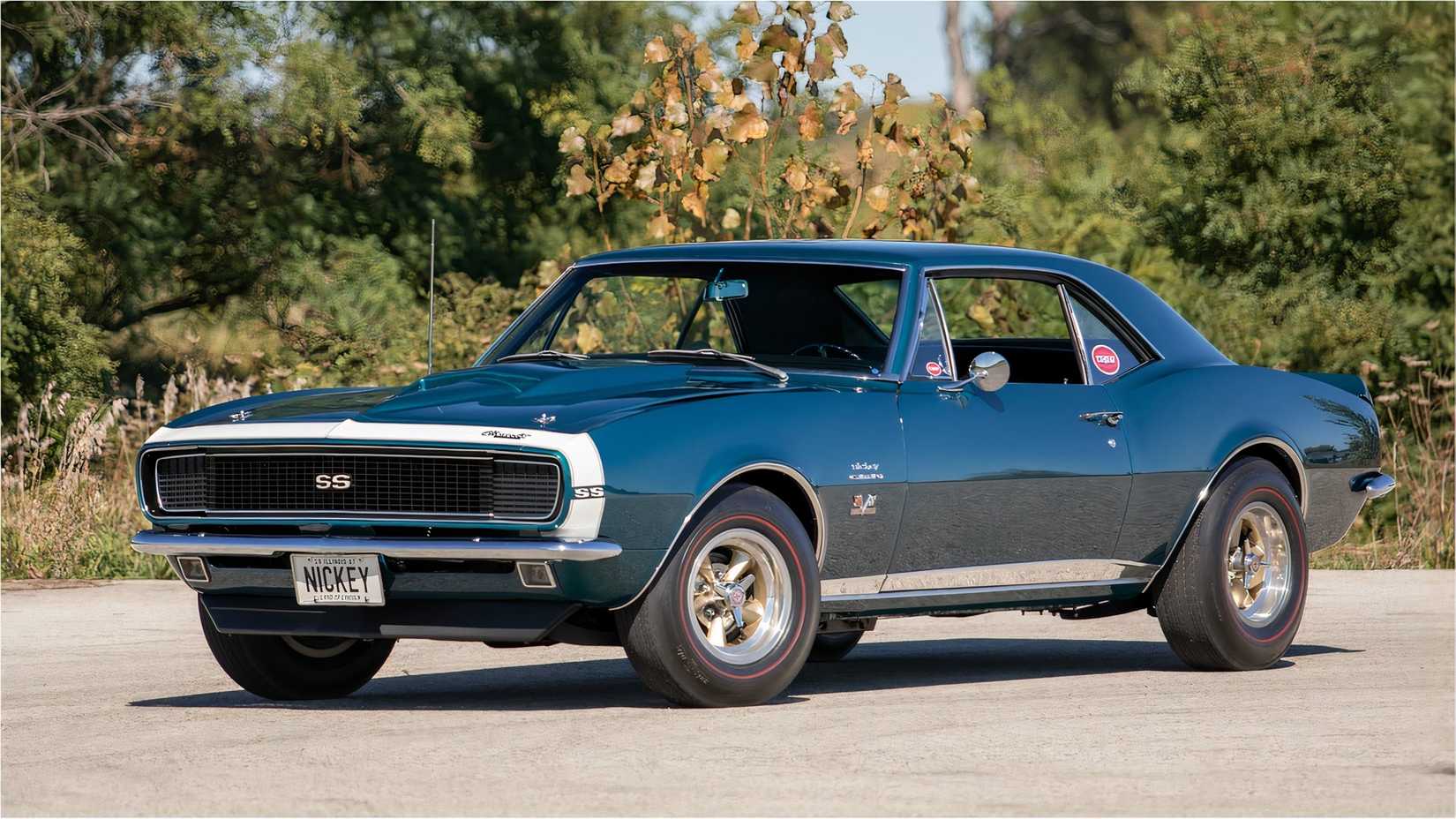 Vista frontal 3/4 do Chevrolet Nickey Camaro RS/SS 1967