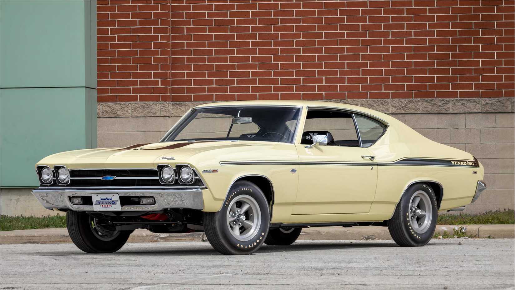 3/4 front view of 1969 Chevrolet Yenko Chevelle