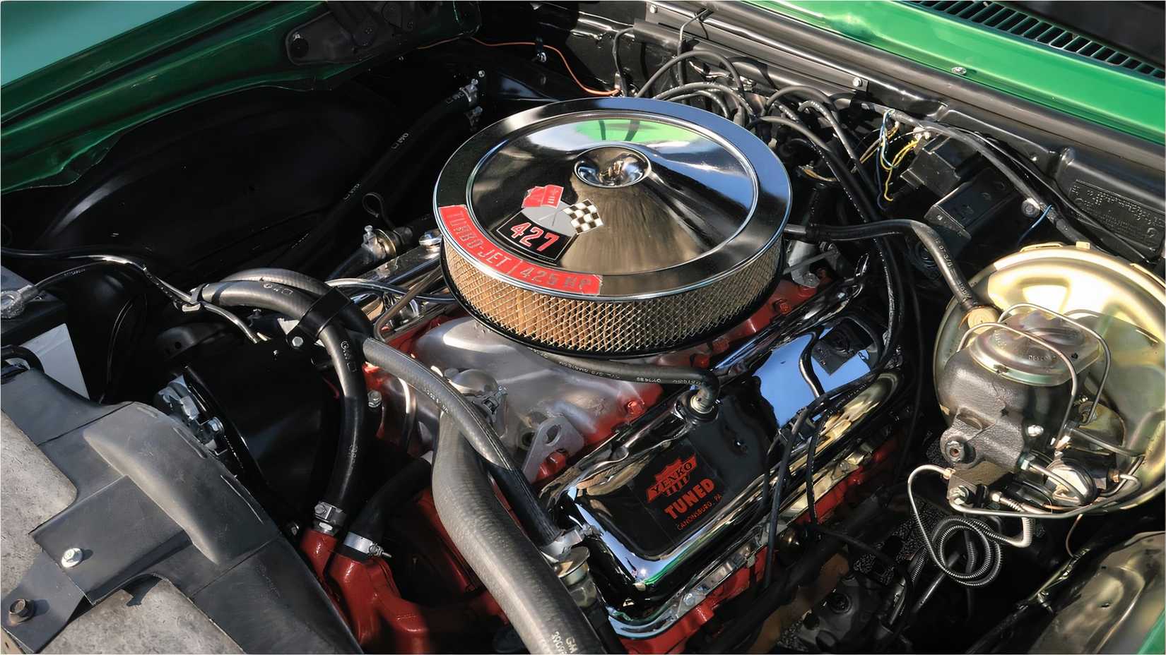 Engine of 1969 Chevrolet Yenko Nova SC