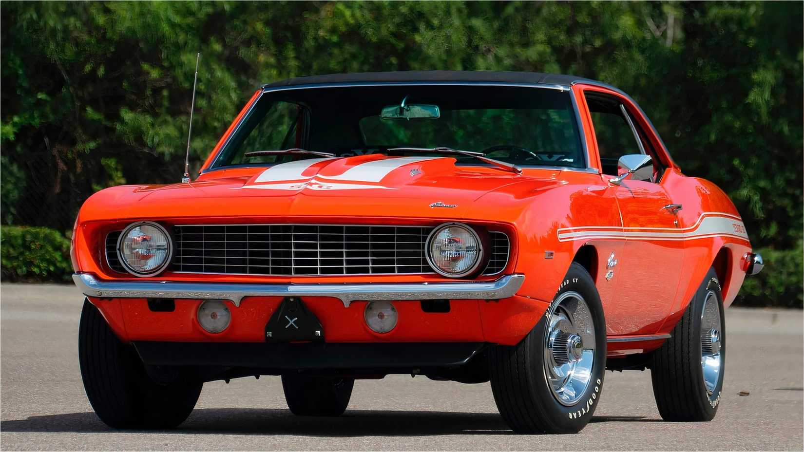 3/4 front view of 1969 Chevrolet Yenko Super Camaro