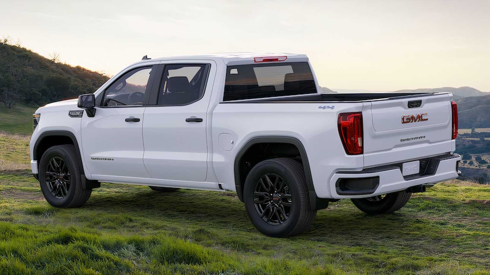 2025 GMC Sierra 1500 in white parked